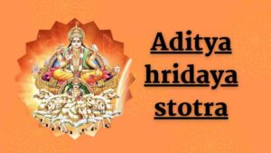 aditya hridaya stotra in hindi