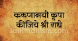 karunamayi kripa kijiye lyrics