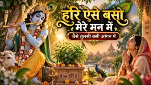 हरि ऐसे बसो मेरे मन में | जैसे तुलसी बसी आंगन में | Hari Aise Baso Mere Man Mein