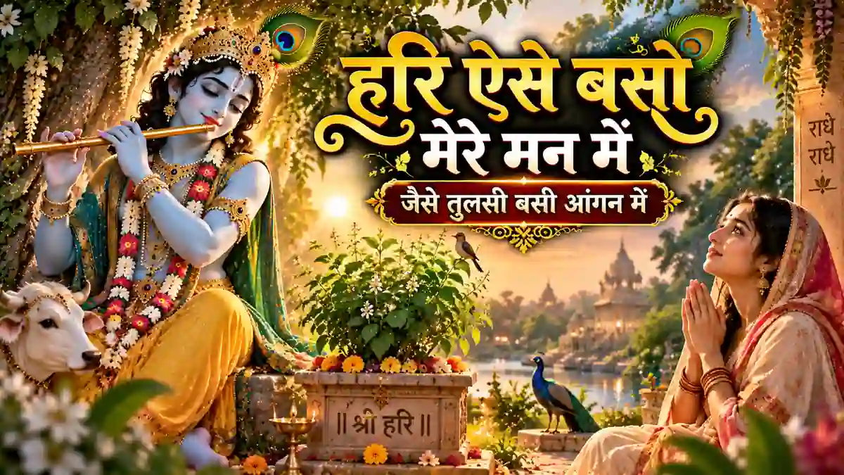 हरि ऐसे बसो मेरे मन में | जैसे तुलसी बसी आंगन में | Hari Aise Baso Mere Man Mein