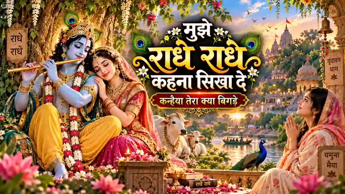 मुझे राधे राधे कहना सिखा दे |Mujhe Radhe Radhe Kehna Sikha De