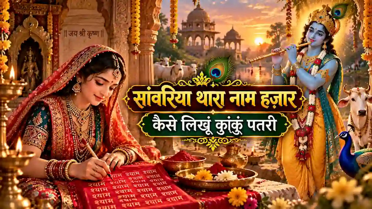 सांवरिया थारा नाम हज़ार कैसे लिखूं कुंकुं पतरी | Sanwariya Thara Naam Hazaar | Krishna Bhajan सांवरिया थारा नाम हज़ार कैसे लिखूं कुंकुं पतरी | Sanwariya Thara Naam Hazaar | Krishna Bhajan